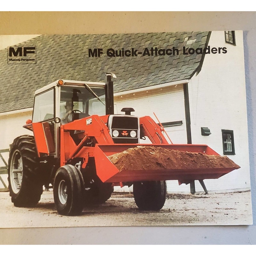 Original Massey Ferguson Quick Attach Loaders Sales Brochure